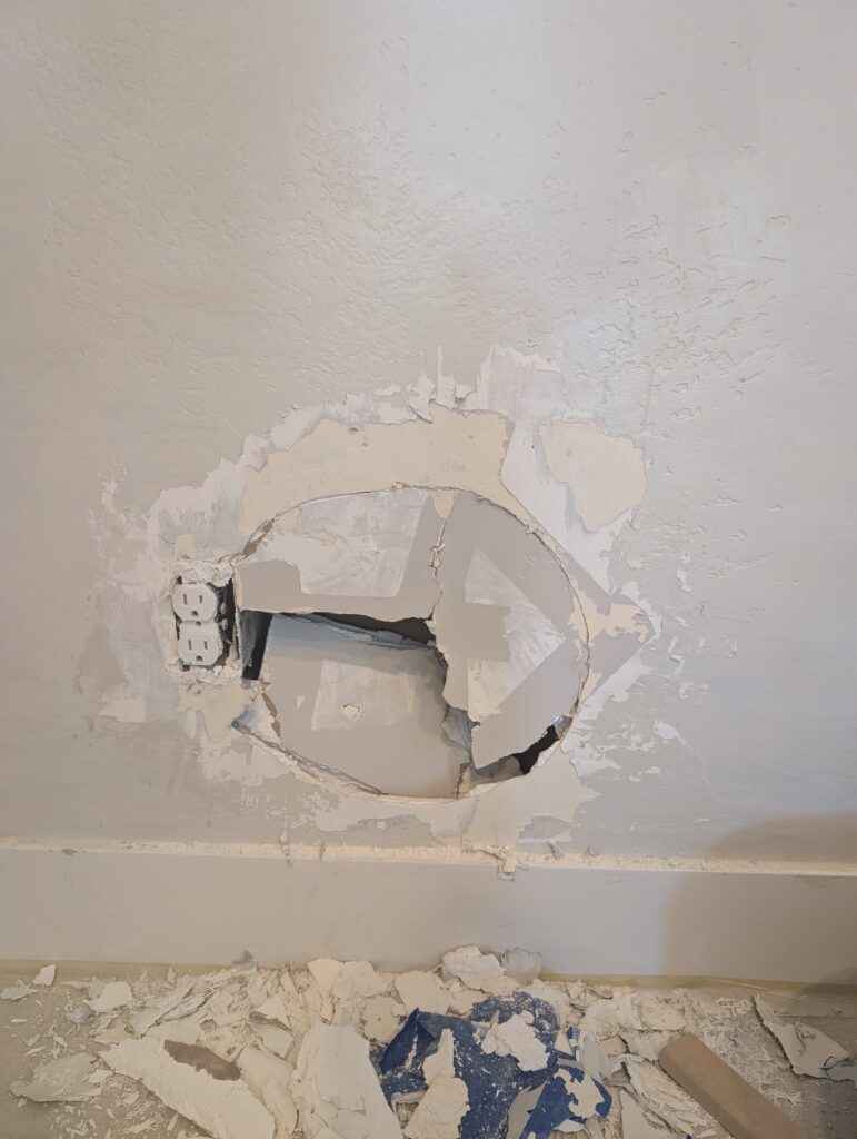 Drywall Repair and Texture Matching in Eagle